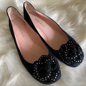 Taryn Rose Babylon Stud Rose Flat